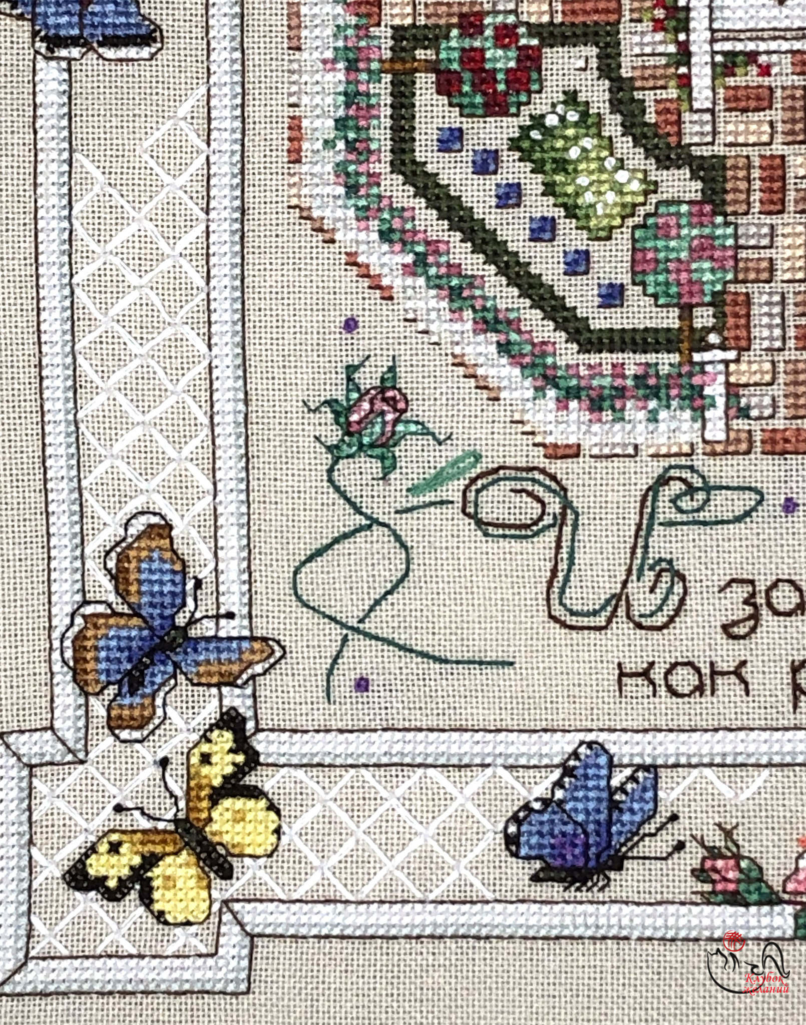 Набор для вышивания «Алиса» 2-25 Цветущий сад. Розы и ромашки
