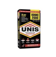 Клей плиточный Юнис 2000 25кг (керамическая плитка, природный камень, керамогранит) Unis поддон=48шт