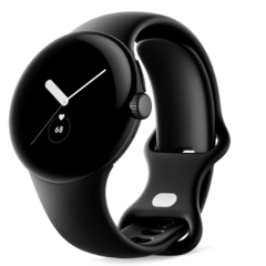 Умные часы Google Pixel Watch Matte Black Stainless Steel Case / Obsidian Active Band (Wi-Fi)