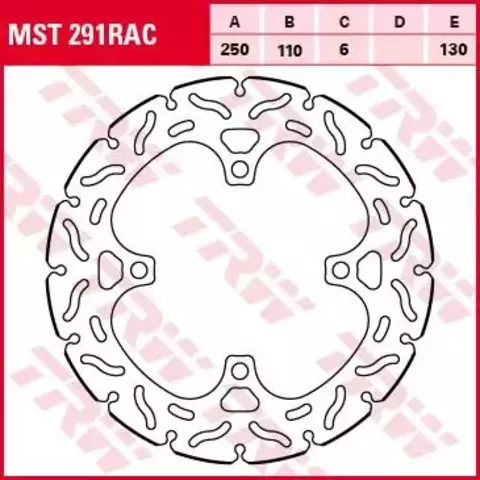Тормозной диск MST291RAC