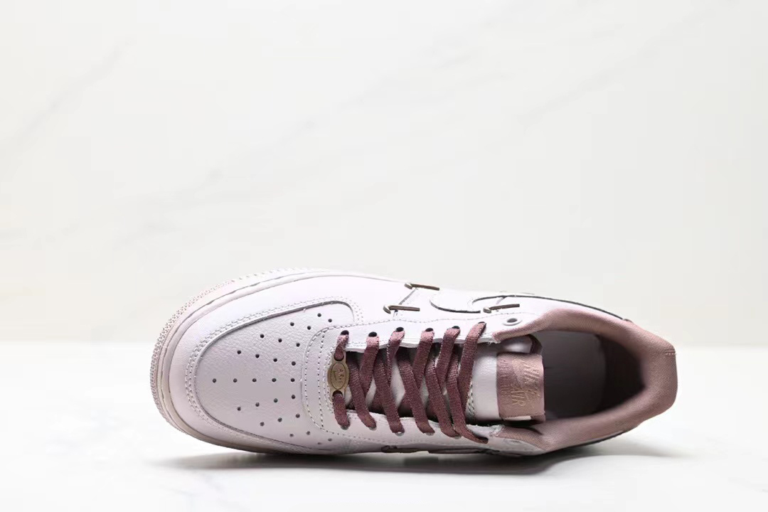 Air force 1 pink black top