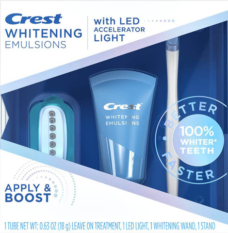 Отбеливающая эмульсия Crest Whitening Emulsions with LED Accelerator Light