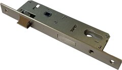 Замок под цилиндр узкопрофильный L153-30 SN матовый никель