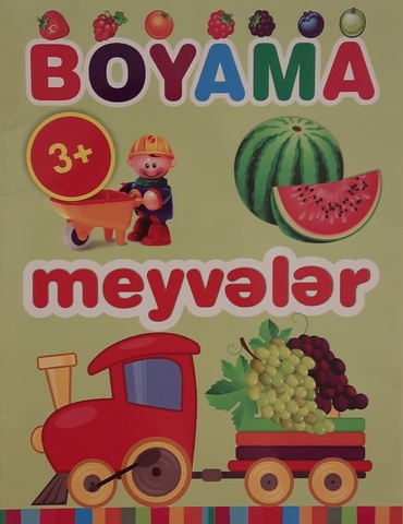 Boyama Meyvələr 3+ yaşıl