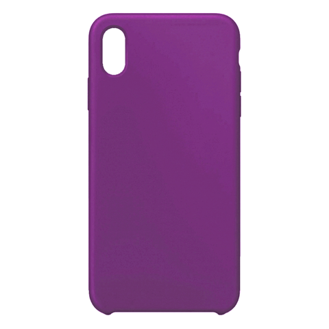 Силиконовый чехол Silicon Case WS для iPhone XR (Фиолетовый)
