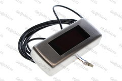 Указатель направления и положения кабины накладной, красная подсветка, сатинированная (шлифованная) нержавеющая сталь, УЛ11Н32352ТЩУ3, 0601Щ.12.01.700А-02