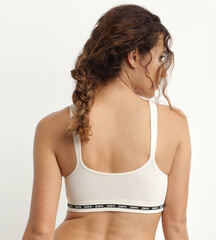 Бесшовный бюстгальтер с формованными чашками без косточек DIM 0DCP_Бежевый