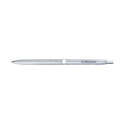 94250040- Серебряная ручка гладкая с матовым покрытием