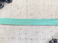 Лента киперная, хлопок, ш. 1 см, светлая мята