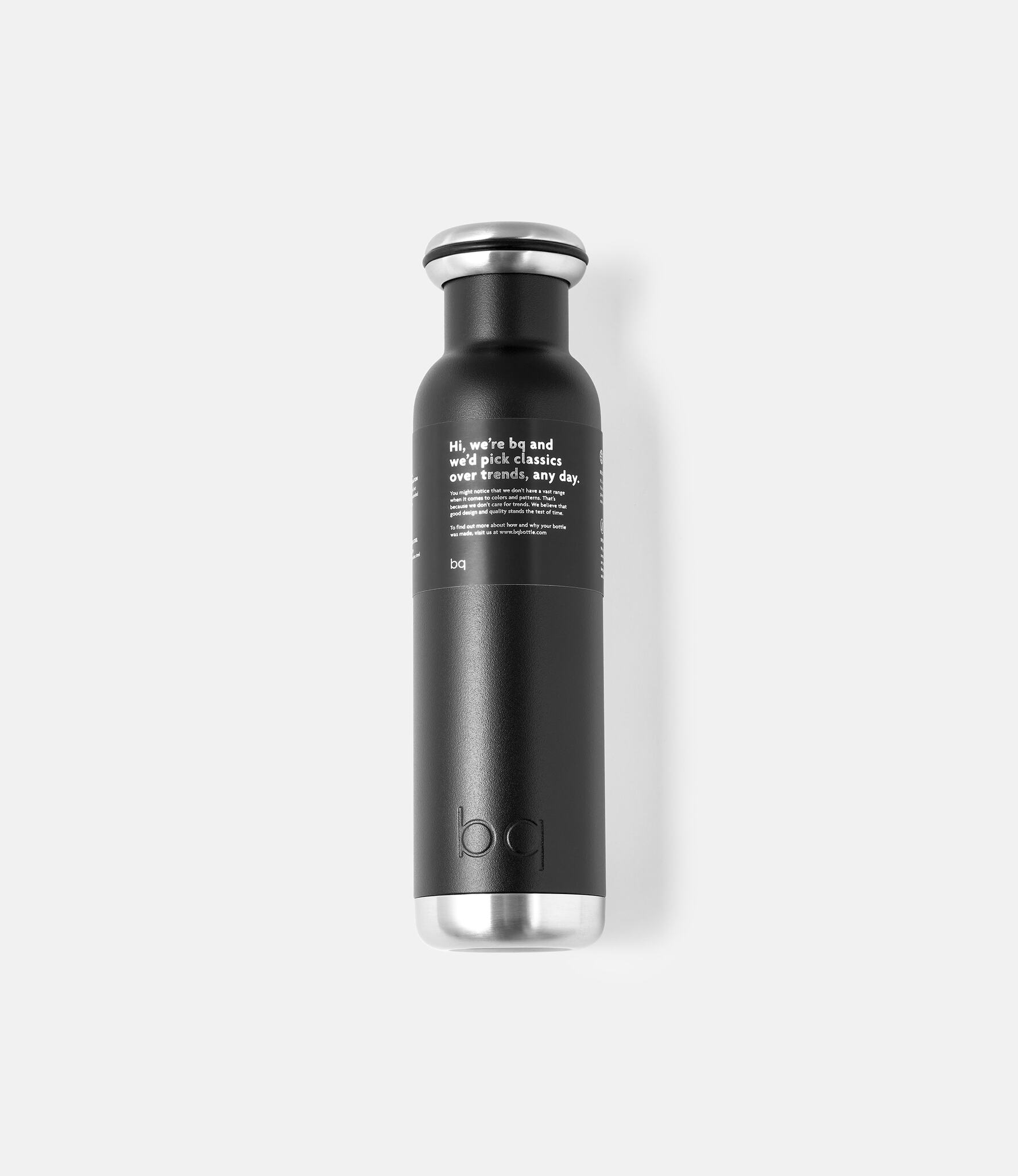 BQ Bottle Black — стальная термобутылка 750 мл