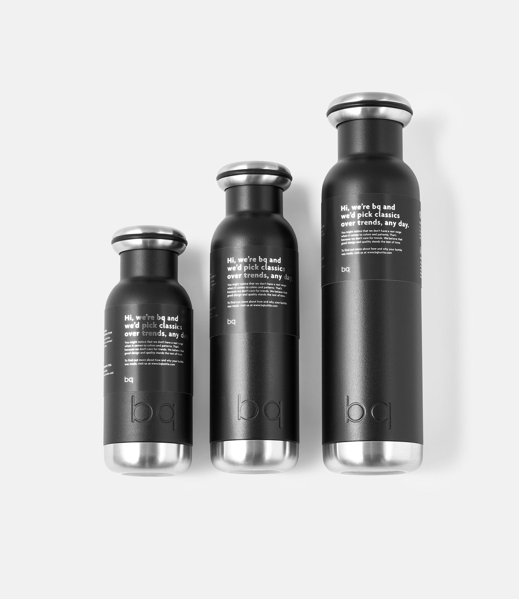 BQ Bottle Black — стальная термобутылка 750 мл