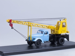 ZIL-164 Truck Crane AK-75 blue-yellow Start Scale Models (SSM) 1:43