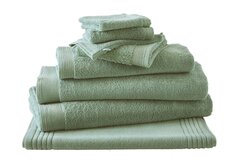 Полотенце 40х60 Blanc des Vosges Uni Kaki зеленое