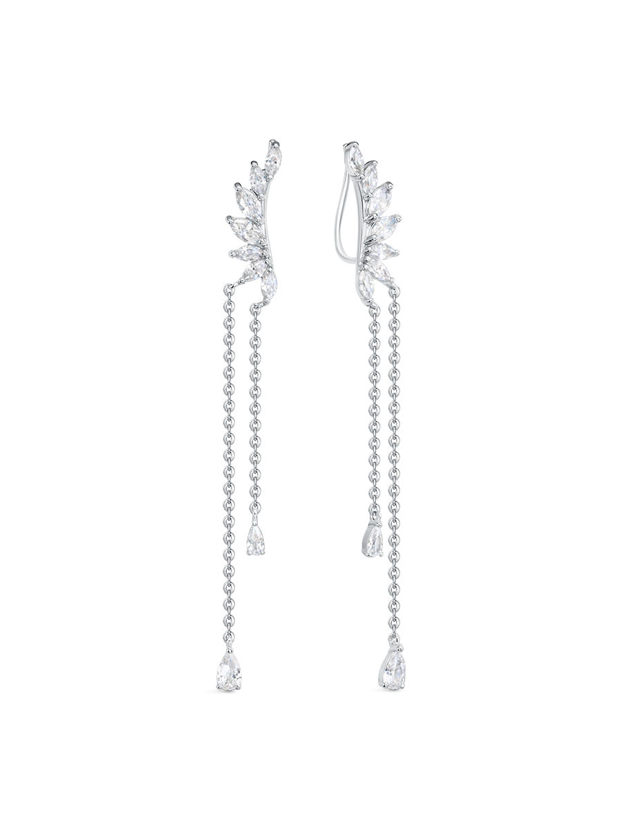 Серьги-клаймберы Ангельские крылья – купить за 3 400 ₽ | SILVERME