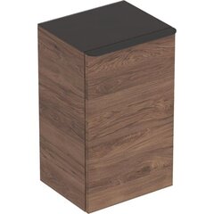 Шкафчик Geberit Smyle Square с одной дверцей: B=36см, H=60см, T=32.6см, Пекан / Меламин, древесная структура фото