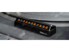 Автовизитка TITA Temporary Parking Card black