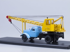 ZIL-164 Truck Crane AK-75 blue-yellow Start Scale Models (SSM) 1:43