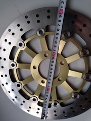 Диск тормозной передний на Kawasaki ZX7R NINJA, ZRX R / ZRX S / ZRX, золотой