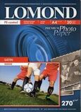 Атласная (Satin) микропористая фотобумага Lomond для струйной печати, тепло-белый цвет, A4, 270 г/м2, 20 листов (1106200)