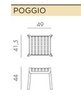 Комплект пластиковой мебели Nardi Folio Poggio, табак, бежевый
