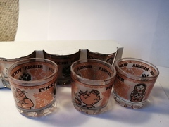 Набор стопок 3 шт 50 мл Россия с бронзовым металиком