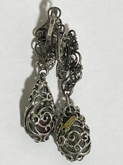 Фантом (серьги из серебра)