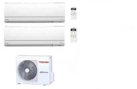 Мульти сплит-система Toshiba RAS-2M18S3AV-E + RAS-10EKV-EE*2