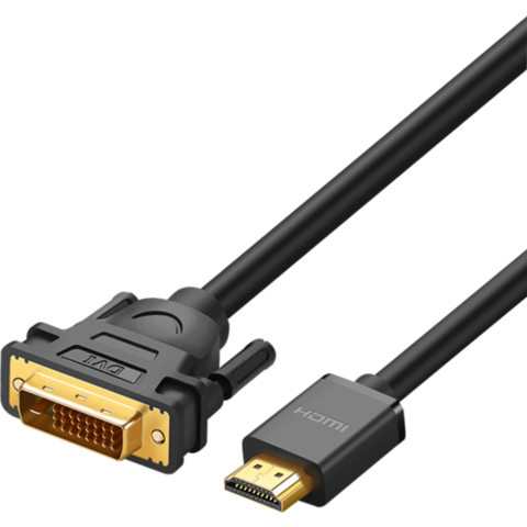 Кабель UGREEN HDMI to DVI Cable, 1,5 м, черный HD106