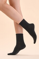 Носки женские хлопковые GABRIELLA SW/041_Черный