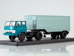 KAZ-608V with semitrailer ODAZ-794 blue-turquoise 1:43 Start Scale Models (SSM)