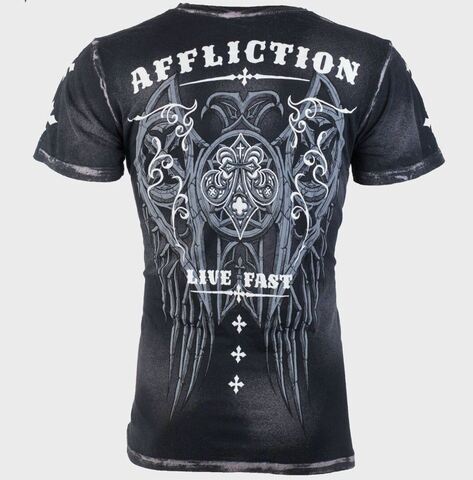 Affliction | Футболка мужская ROYALE Black A6187 спина