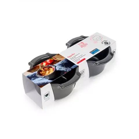 Набор форм 2шт 200мл Peugeot Ramekins Duo серый