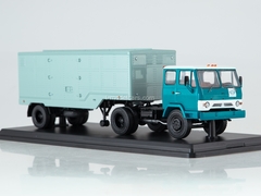 KAZ-608V with semitrailer ODAZ-794 blue-turquoise 1:43 Start Scale Models (SSM)