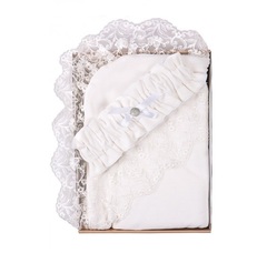 Плед велюровый "Кружевной" ПД 703 (какао)