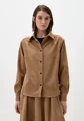 Рубашка Велюр, цвет бежевый