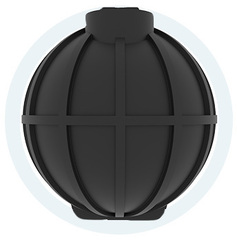 Емкость пожарная Мультпласт П50 50000 л. горизонтальная (12710x2400x2400см;1740кг;бордовый) - арт.555434.56