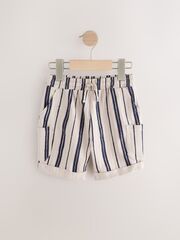 Шорты для мальчика Next AA0-112, Синий, Молочный