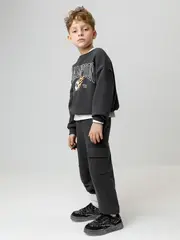 брюки  для мальчика  КР 400854/антрацитовый 3902 к594