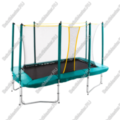 Прямоугольный батут с сеткой, размер 9x6 футов