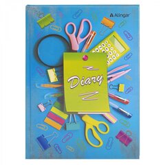 
          Ежедневник недатированный, А5, Alingar, 7БЦ, глянцевая ламинация, линия, 136 л, "Яркий офис"