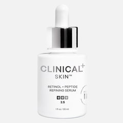 CLINICAL SKIN Retinol + Peptide Refining Serum Сыворотка с ретинолом и пептидами для выравнивания текстуры кожи, 30 мл