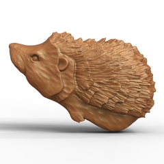 Силиконовый молд Ёжик (медальон) № 0476