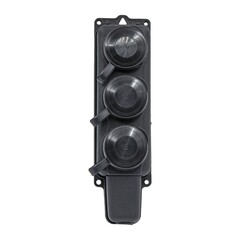 89-0-088 Колодка каучук, 3 розетки, с крышками, с/з, 16А, IP44, черная  Very