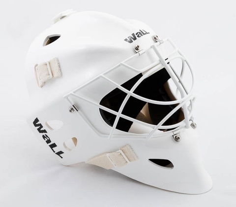 Шлем вратарский WALL W4 CANADA CAT EYE SR белый