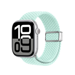 Эластичный ремешок зеленого цвета (Mint Green) для смарт часов Apple Watch размером 38, 40, 41 и 42MM, серия Mixture Ultra Series от Dux Ducis