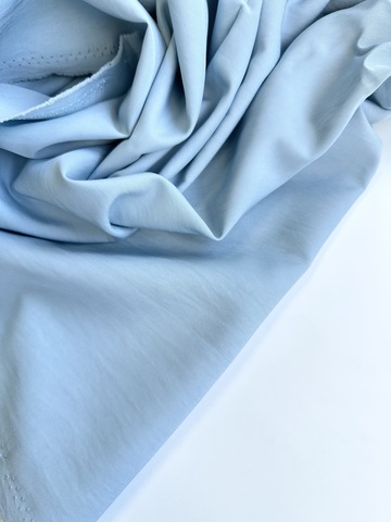 Вискоза с нейлоном, плательная ткань, Бирюзово-голубой