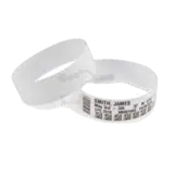 Zebra Wristband, Polypropylene, 1x11in (25.4x279.4mm); DT, Z-Band Direct, Coated, Permanent Adhesive, 1in (25.4mm) core, 200/roll