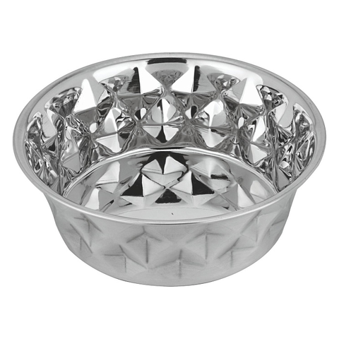 MKR011593 Миска Mr.Kranch из нержавеющей стали Daimond 1200 мл нескользящее основание
