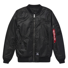 Бомбер Alpha Industries L-2B Blood Chit Gen II Black (Черный)