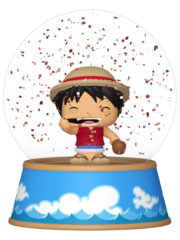Снежный шар Funko Mini Glitter Globes One Piece Luffy